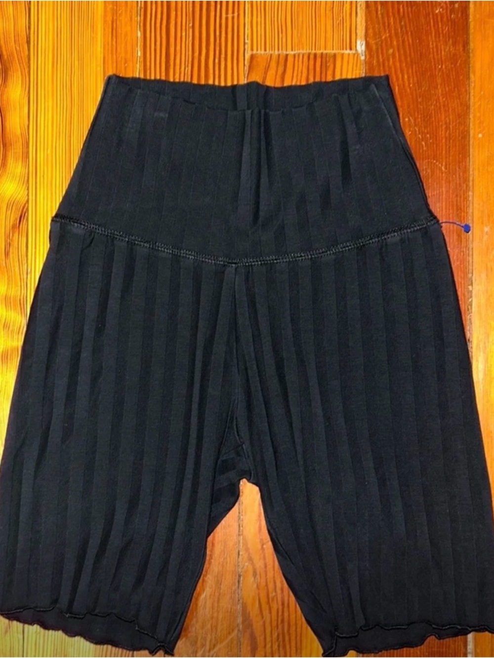 Aerie ribbed black bikers NWOT
